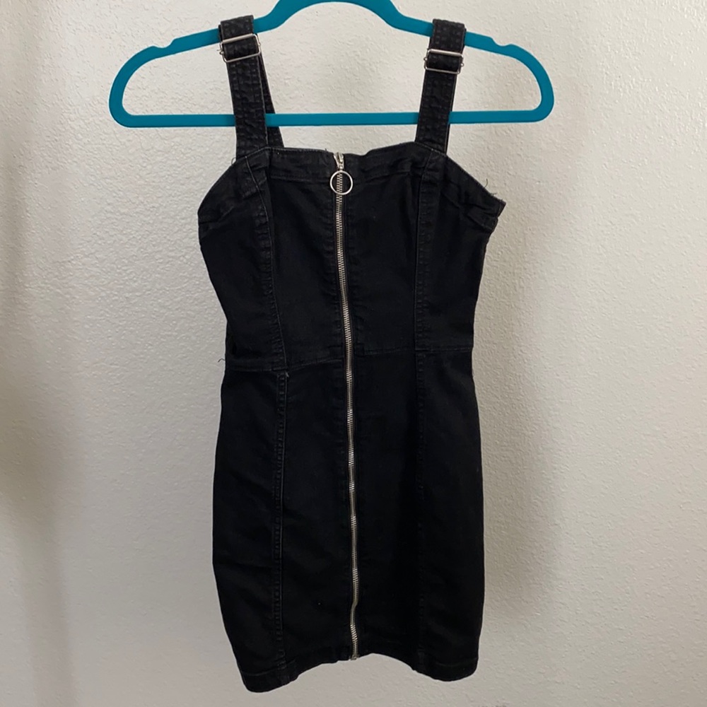 H&M Black Zip up Dress